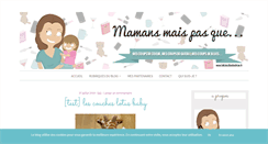 Desktop Screenshot of mamansmaispasque.com